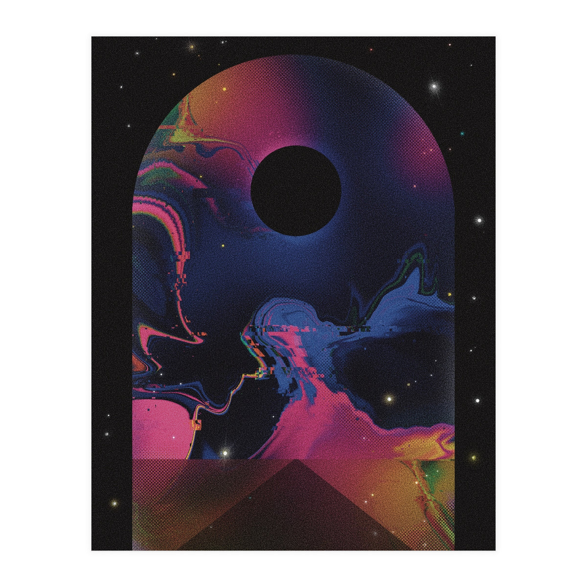 Night Road Landscape (Print Only)