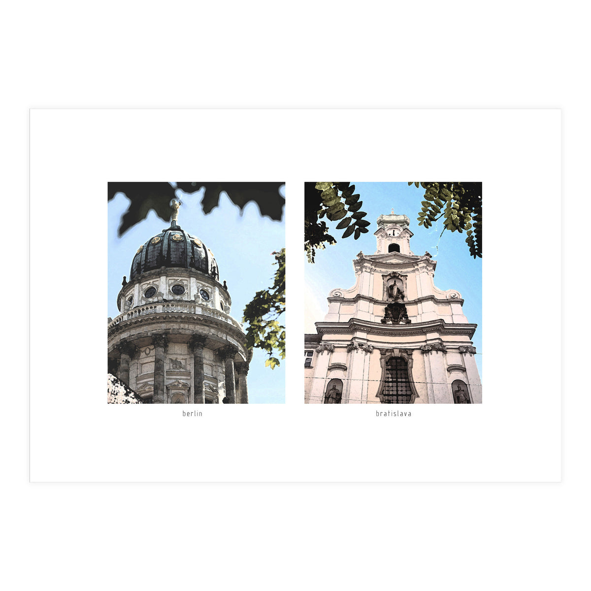 Architectural framing in paints  (Print Only)