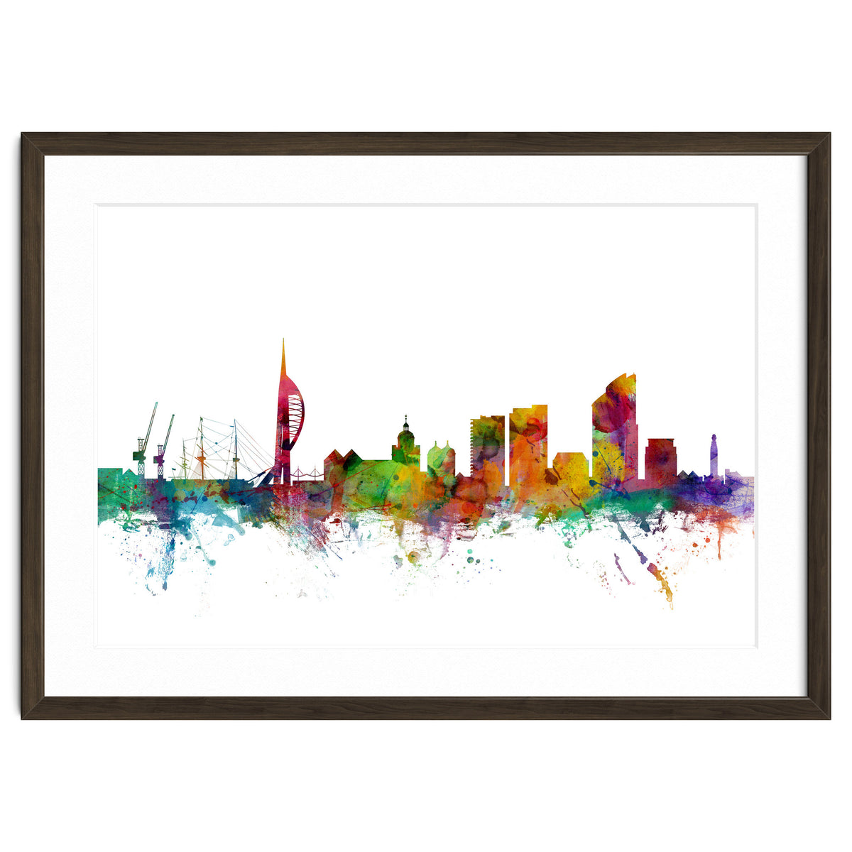 Portsmouth England Skyline