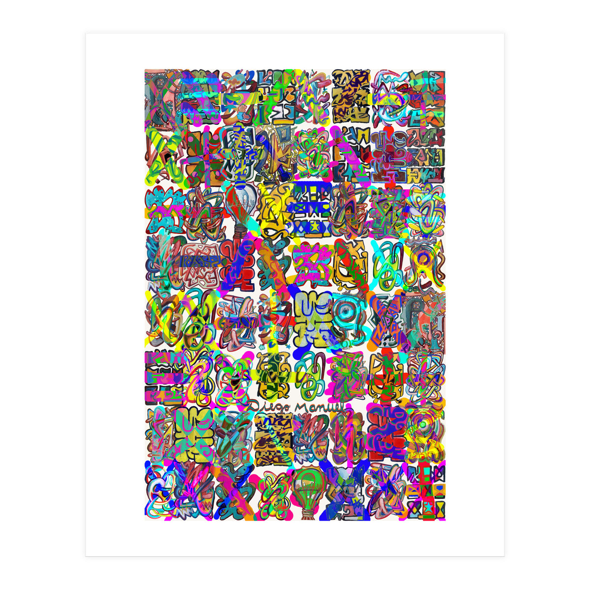 Graffitis 2021 Tapiz 105 (Print Only)