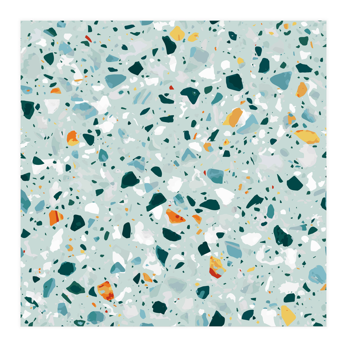 Mint Terrazzo (Print Only)
