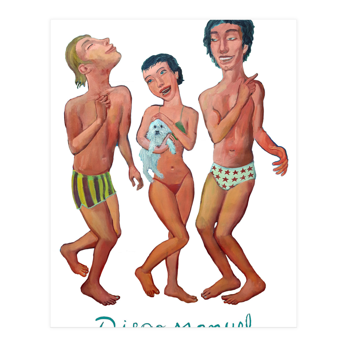 Bailando En La Playa 5ba (Print Only)