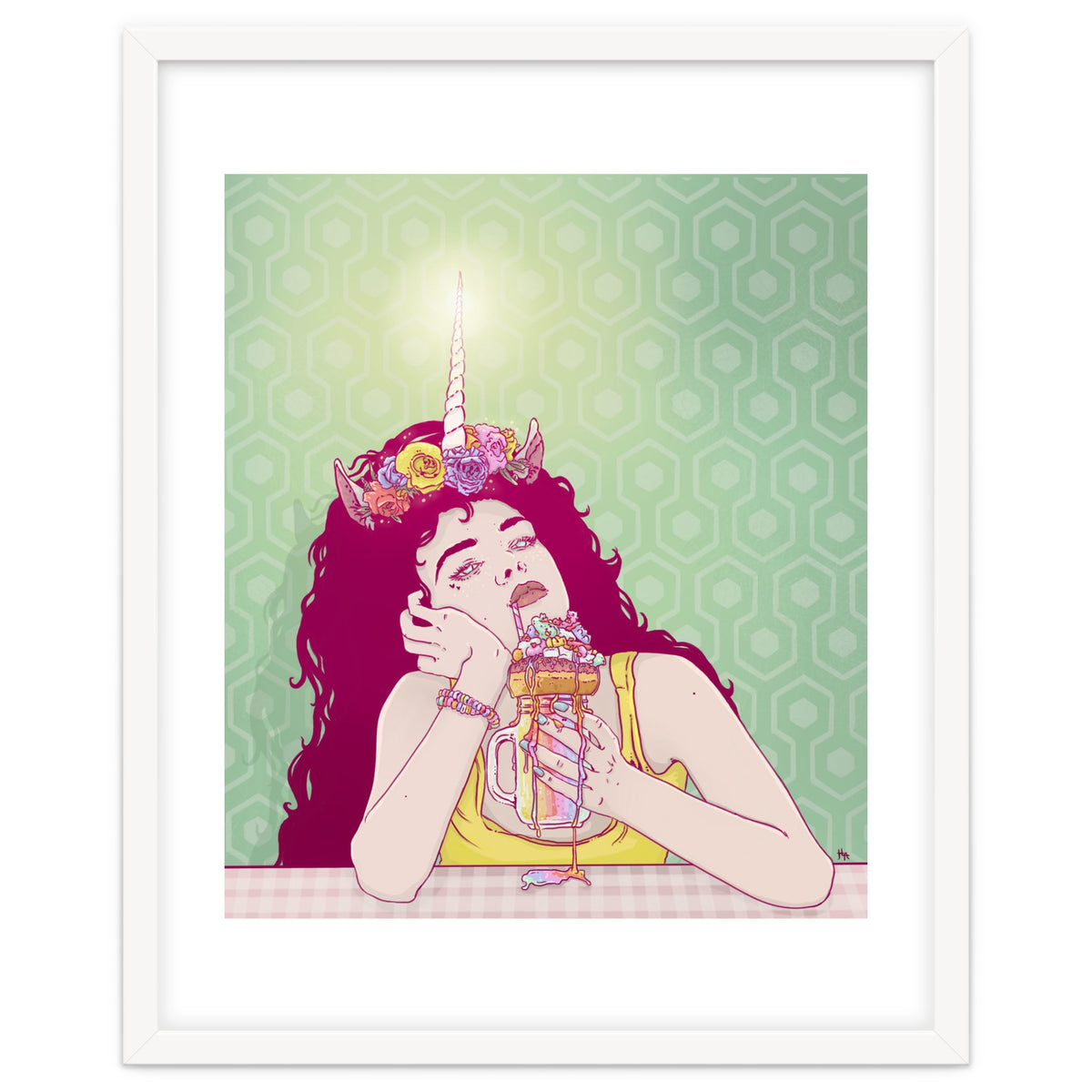 Unicorn Freakshake Lady