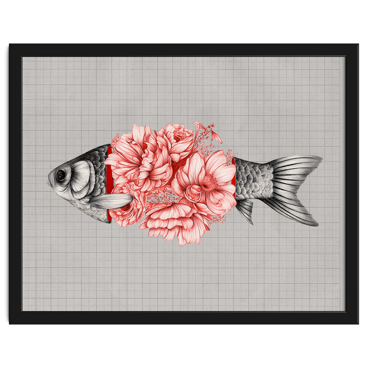 Vintage Tropical Aquarium Fish