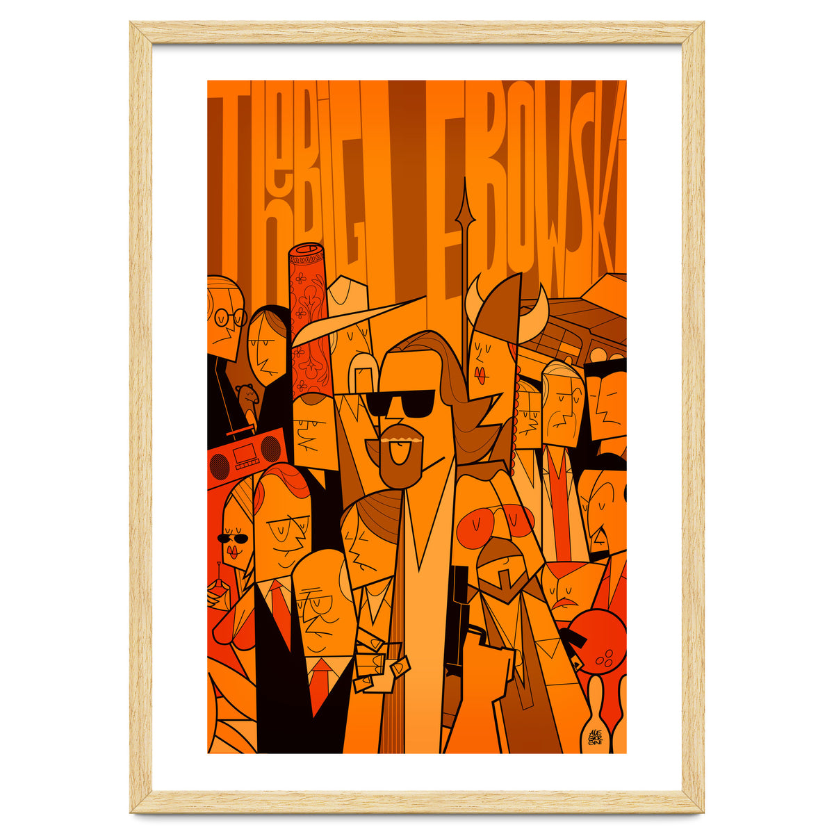 The Big Lebowski Alternative Movie Poster