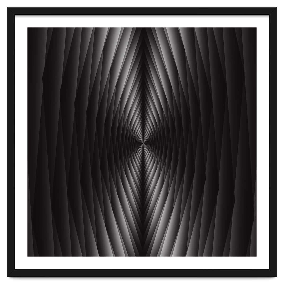 Monochrome Spiral Background