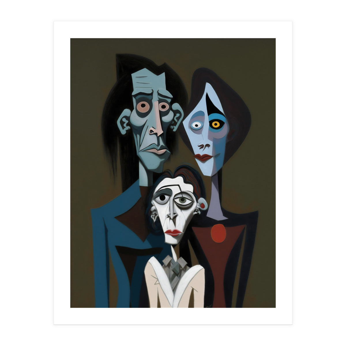 Gothic Family Portrait (Print Only)