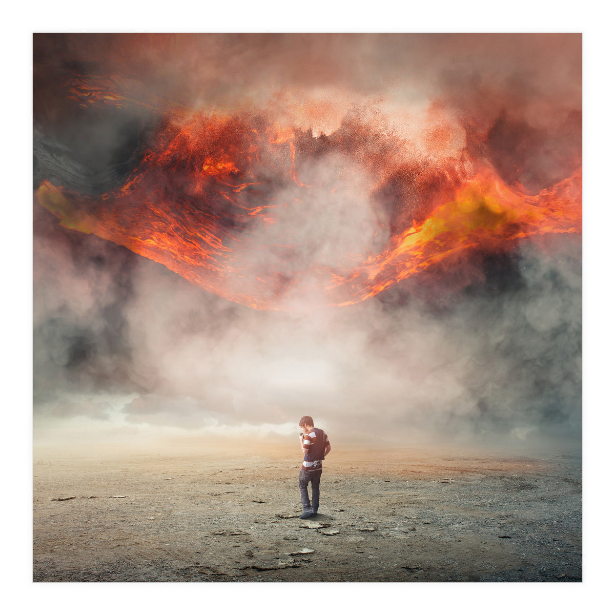 Last Cigarette Blow Up (Print Only)