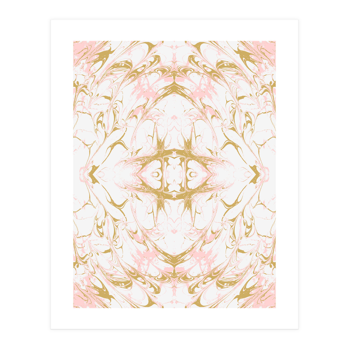 Pink mosaic marble 02 (Print Only)