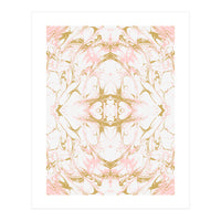 Pink mosaic marble 02 (Print Only)