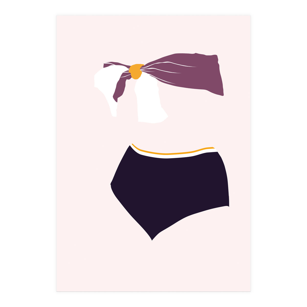 Bikini Aubergine (Print Only)