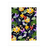 Flowers and butterflies (Print Only) thumbnail