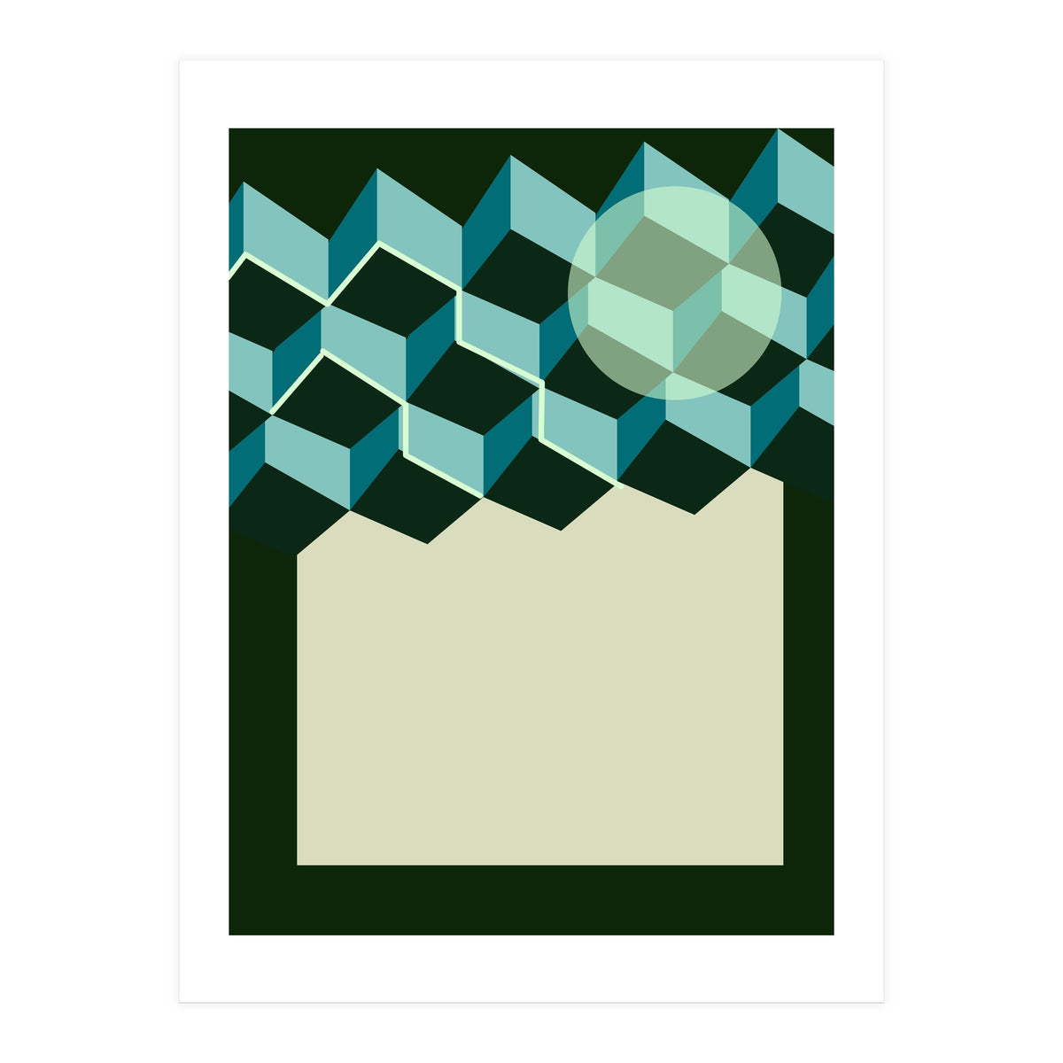 Aurora In The Mountains (Print Only)