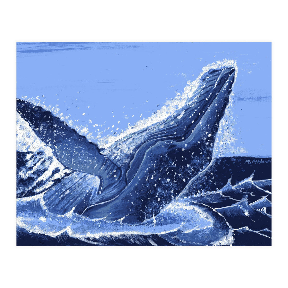 Humpback Whale Breaching  (Print Only)