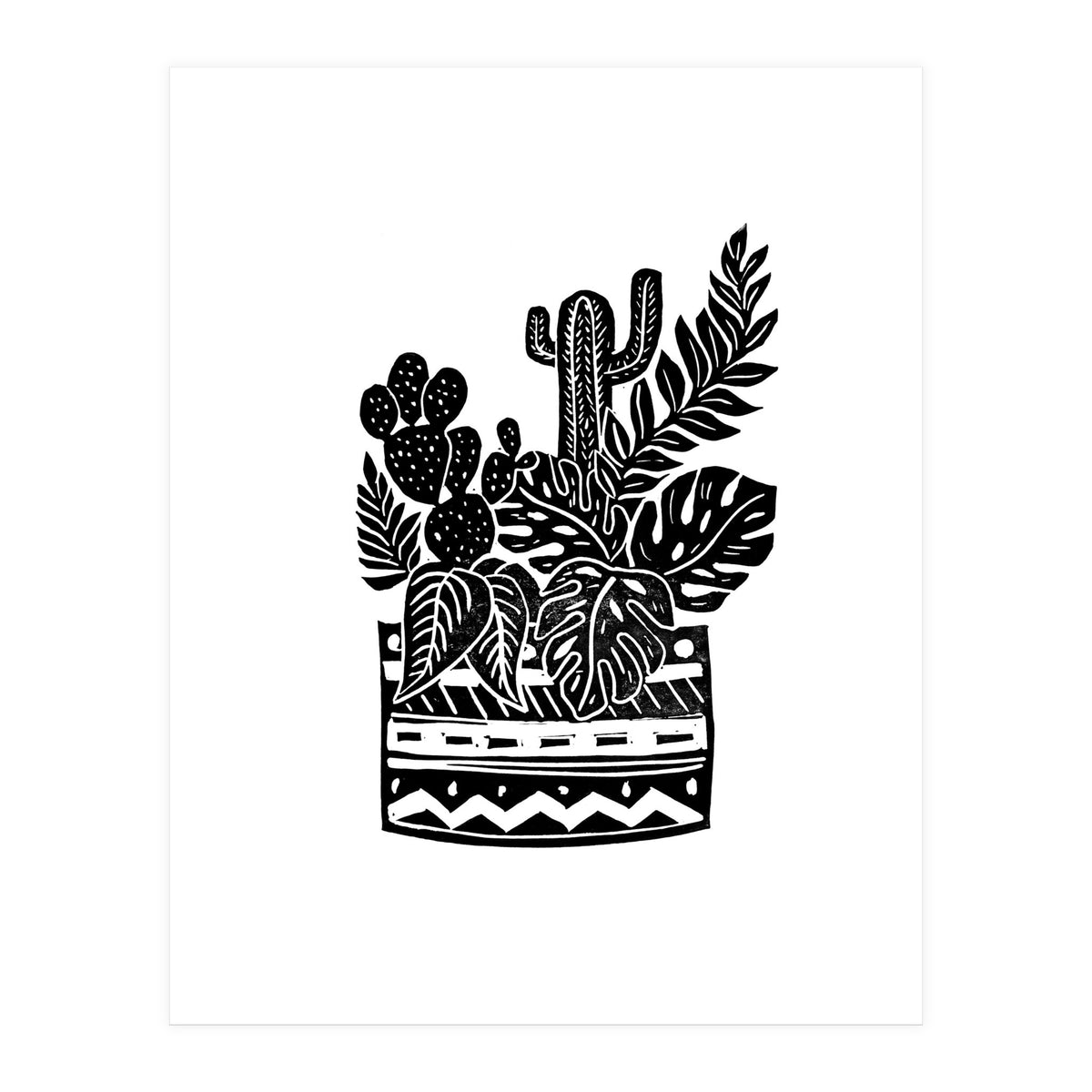 Botanical Pot  (Print Only)