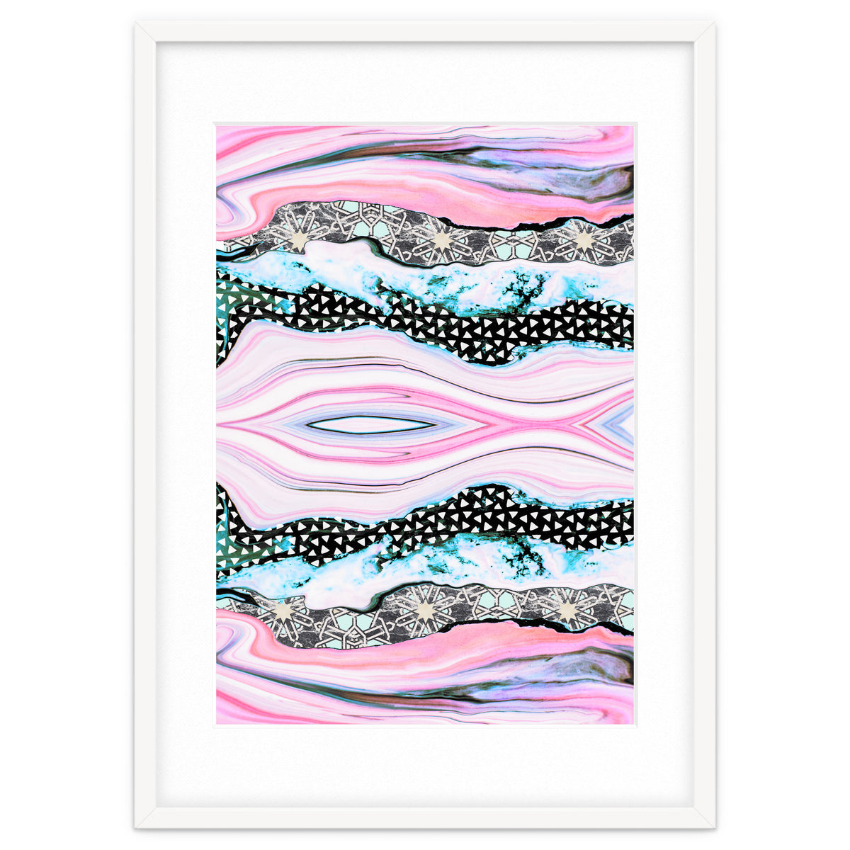 Abstract shapes of marble and patterns