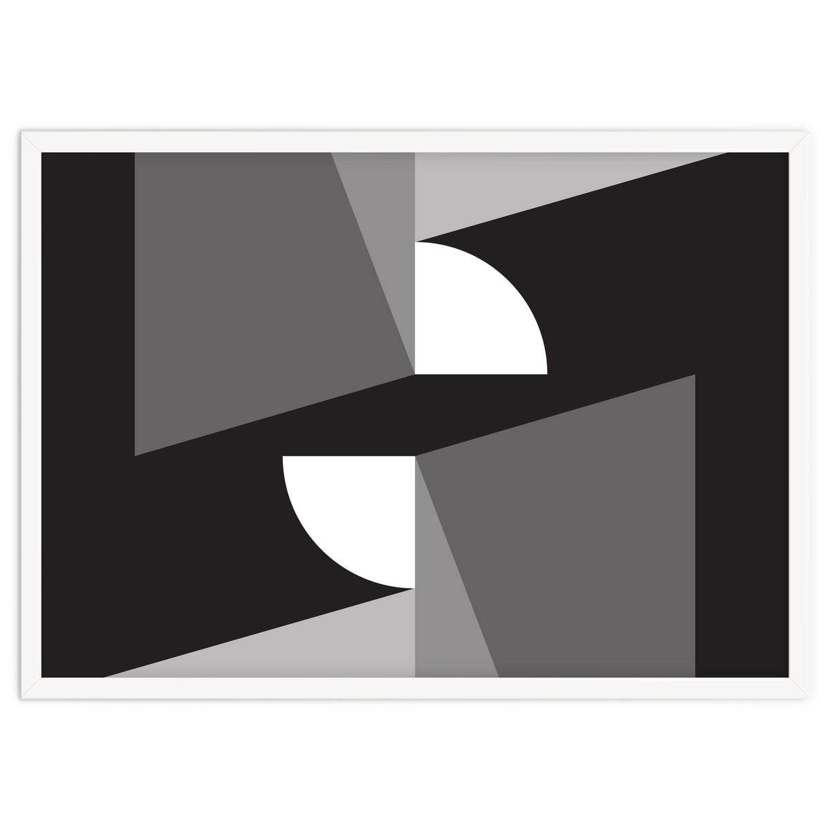 Geometric Shapes No. 11 - monochrome