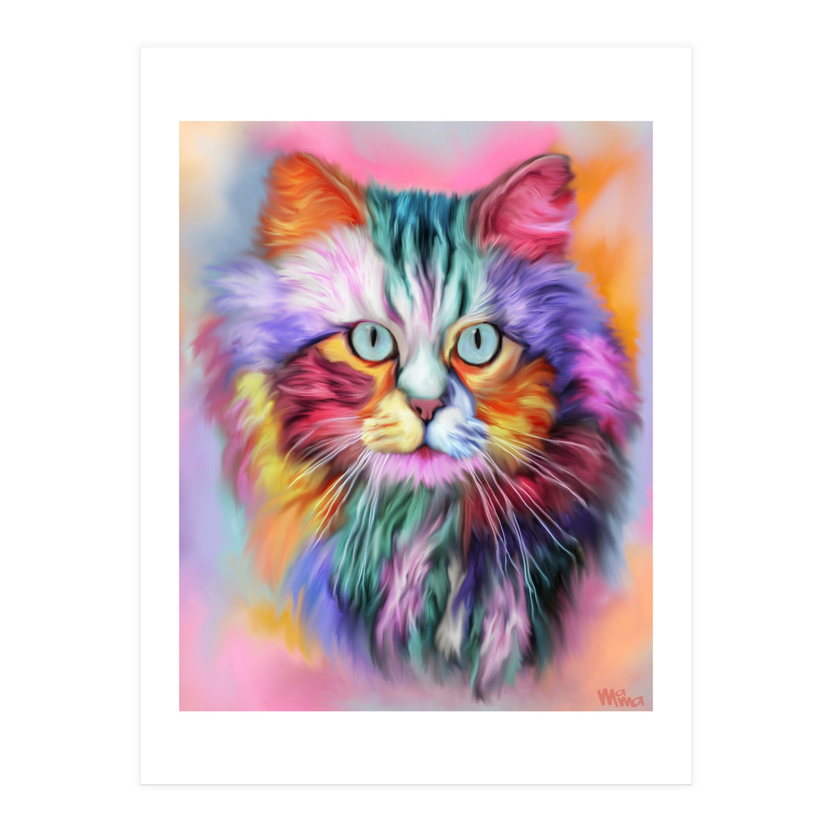 Rainbow Cat (Print Only)