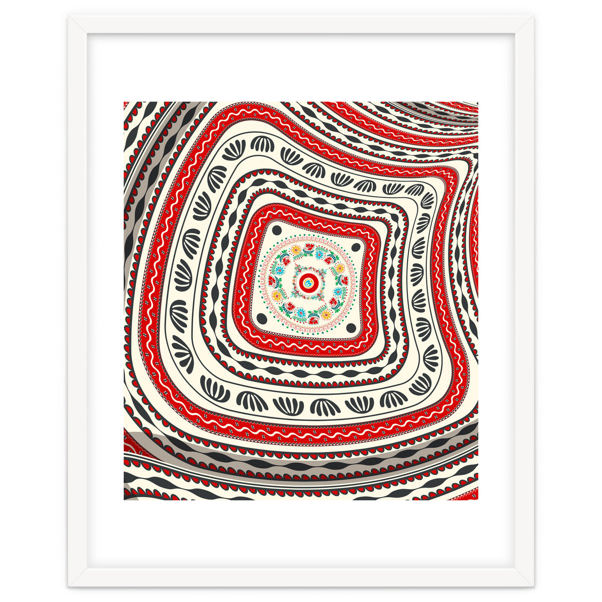 Romanian embroidery background 16