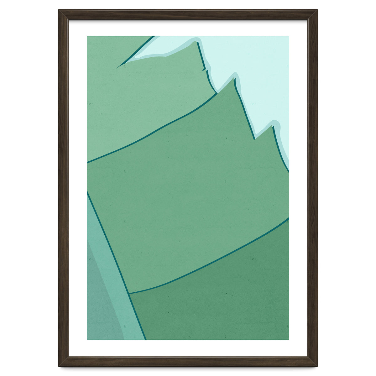 Abstract Banana Leaves Three - Greener Eden