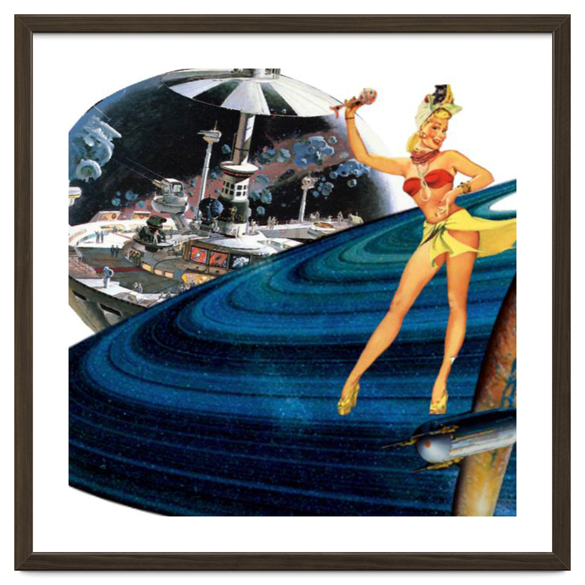 Dancer on Saturn Rings