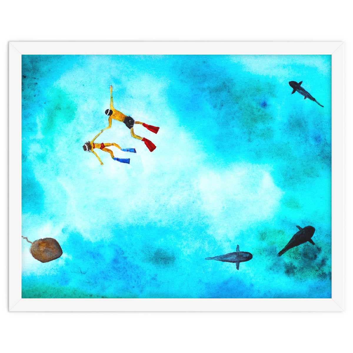 One summer day || watercolor