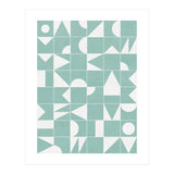 My Favorite Geometric Patterns No.16 - Light Blue (Print Only) thumbnail