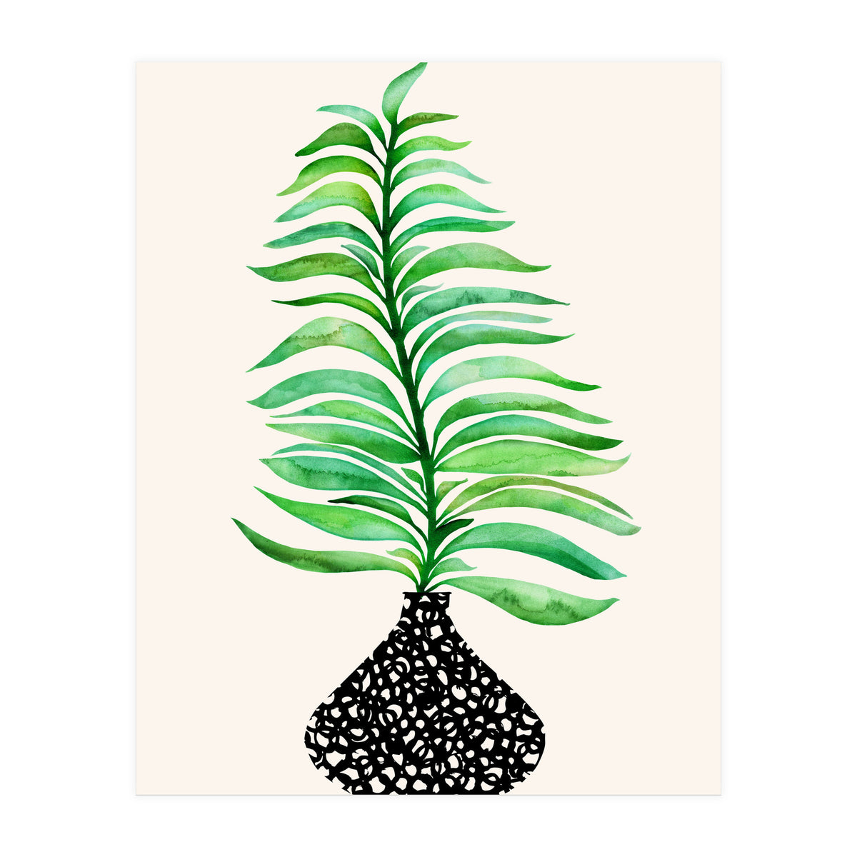 Tropical Leaf Study (Print Only)