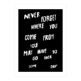 NEVER FORGET (Print Only) thumbnail