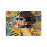 Klimt's Lady With A Fan & Elizabeth Taylor (Print Only) thumbnail