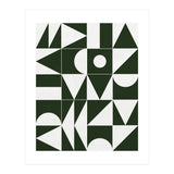 My Favorite Geometric Patterns No.15 - Deep Green (Print Only) thumbnail
