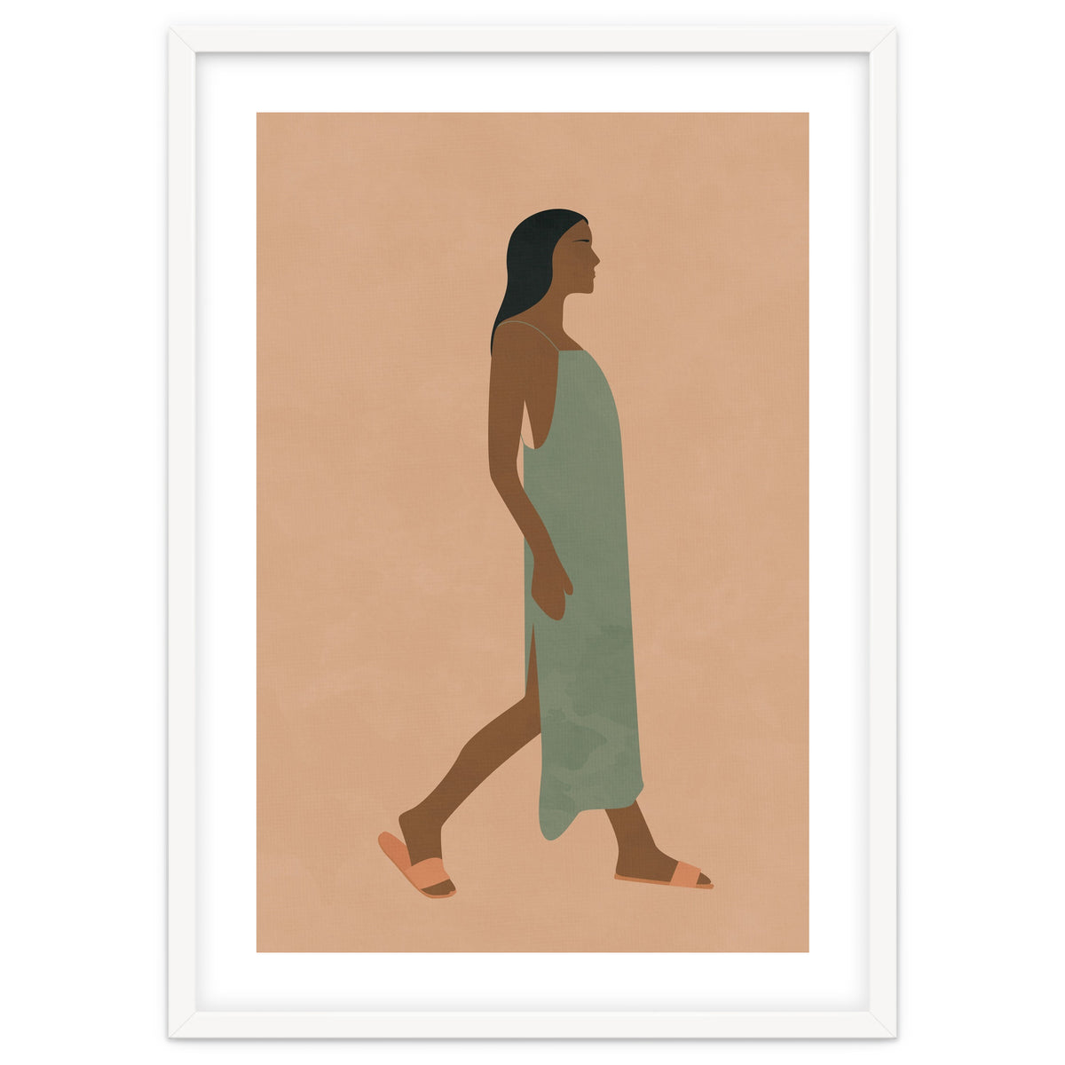 Minimalist Boho Woman