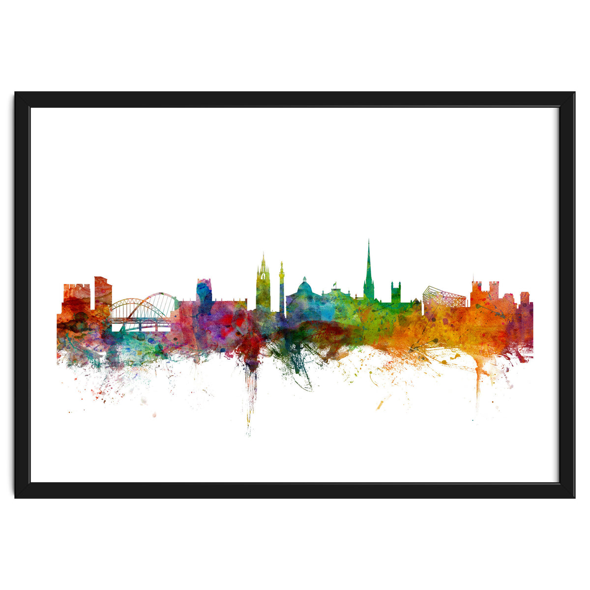 Newcastle England Skyline