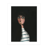 Seated Woman In Stripes (Print Only) thumbnail