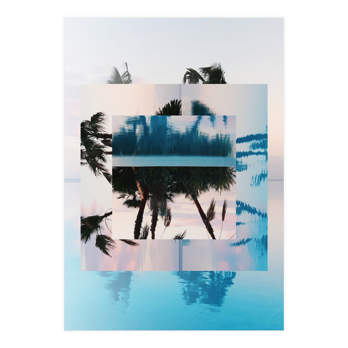 Quadratur 3 · Plams And Beach (Print Only)