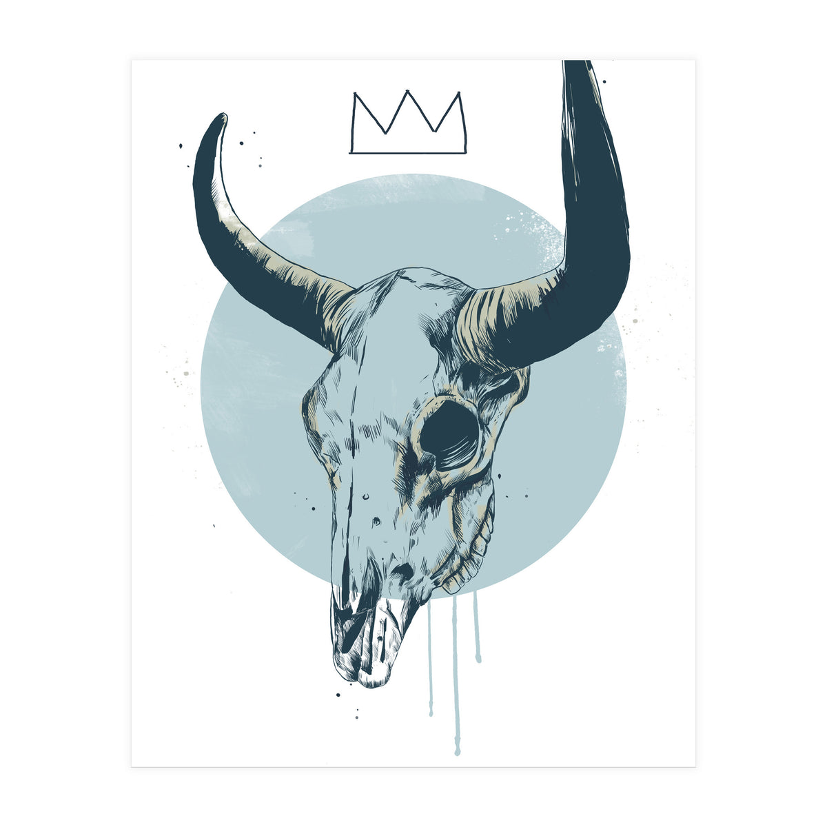 Bull Skull (Print Only)