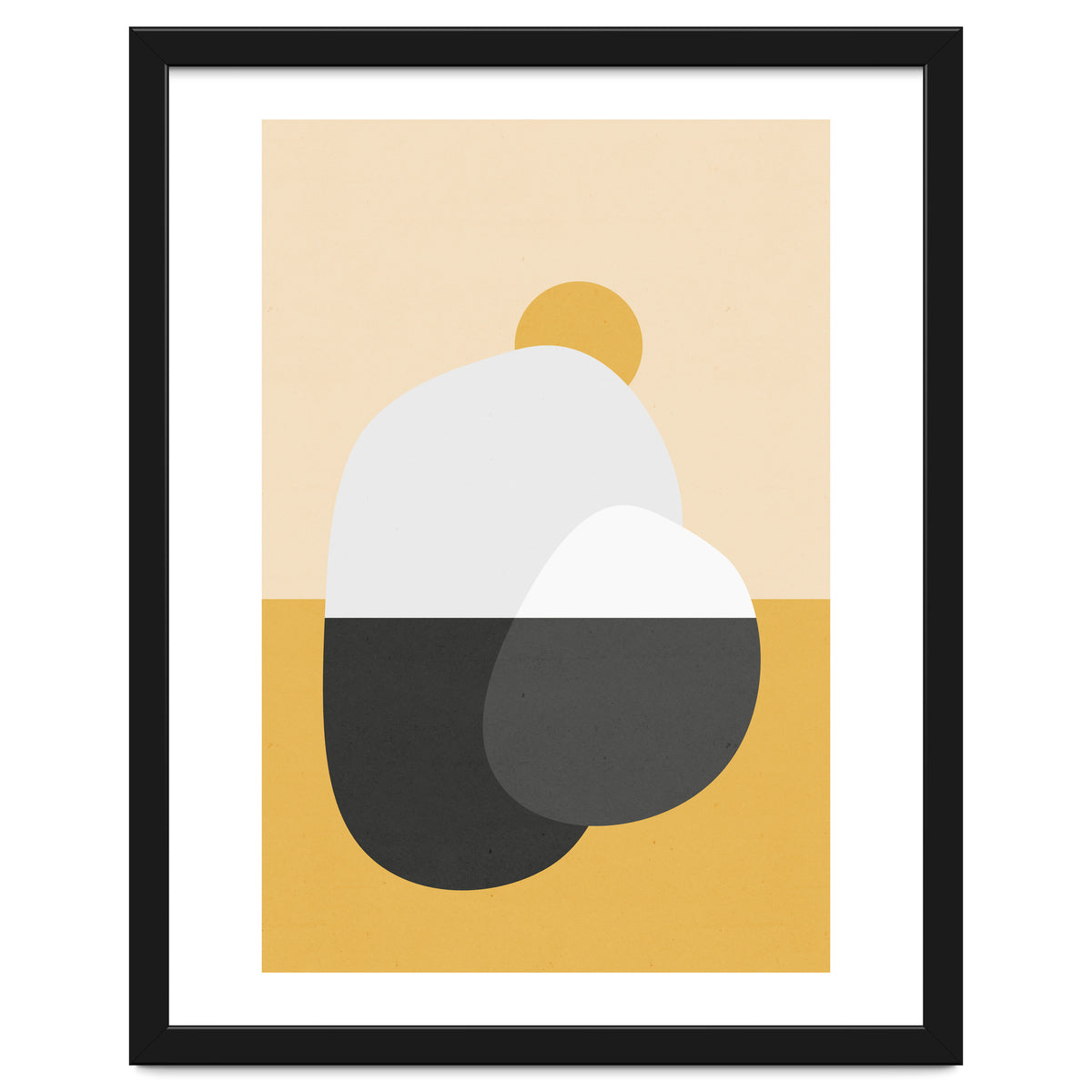 Abstract Boulders - Golden Desert