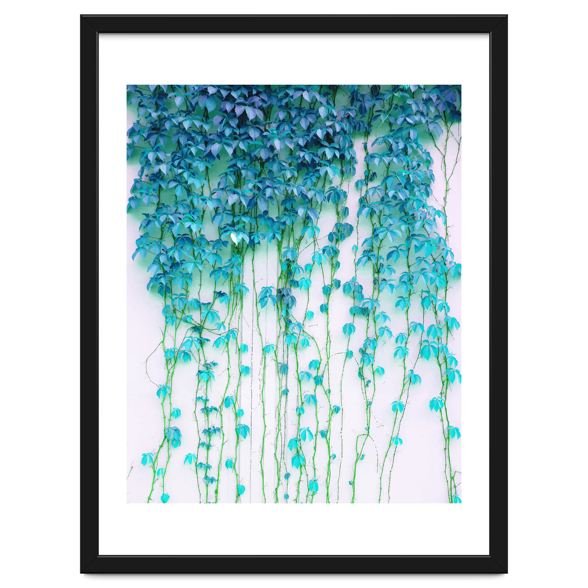 Average Absence, Botanical Minimal Nature Creepers Plants, Tropical Watercolor Bohemian Painting