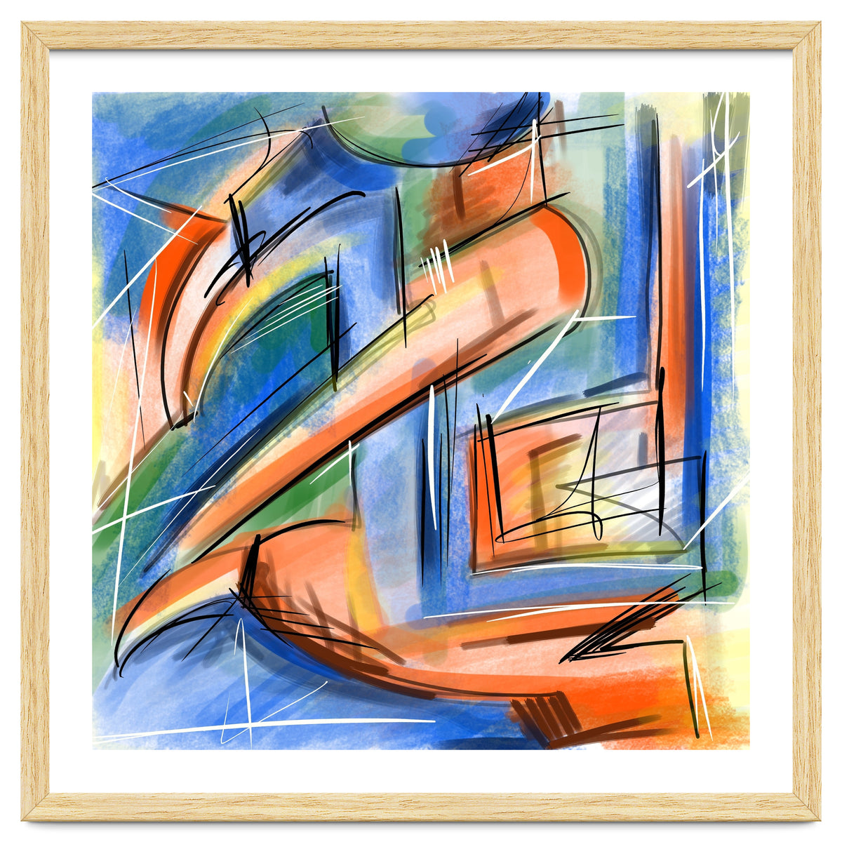 Emersions In Blue And Orange