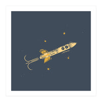 Rocket & Stars (Print Only)