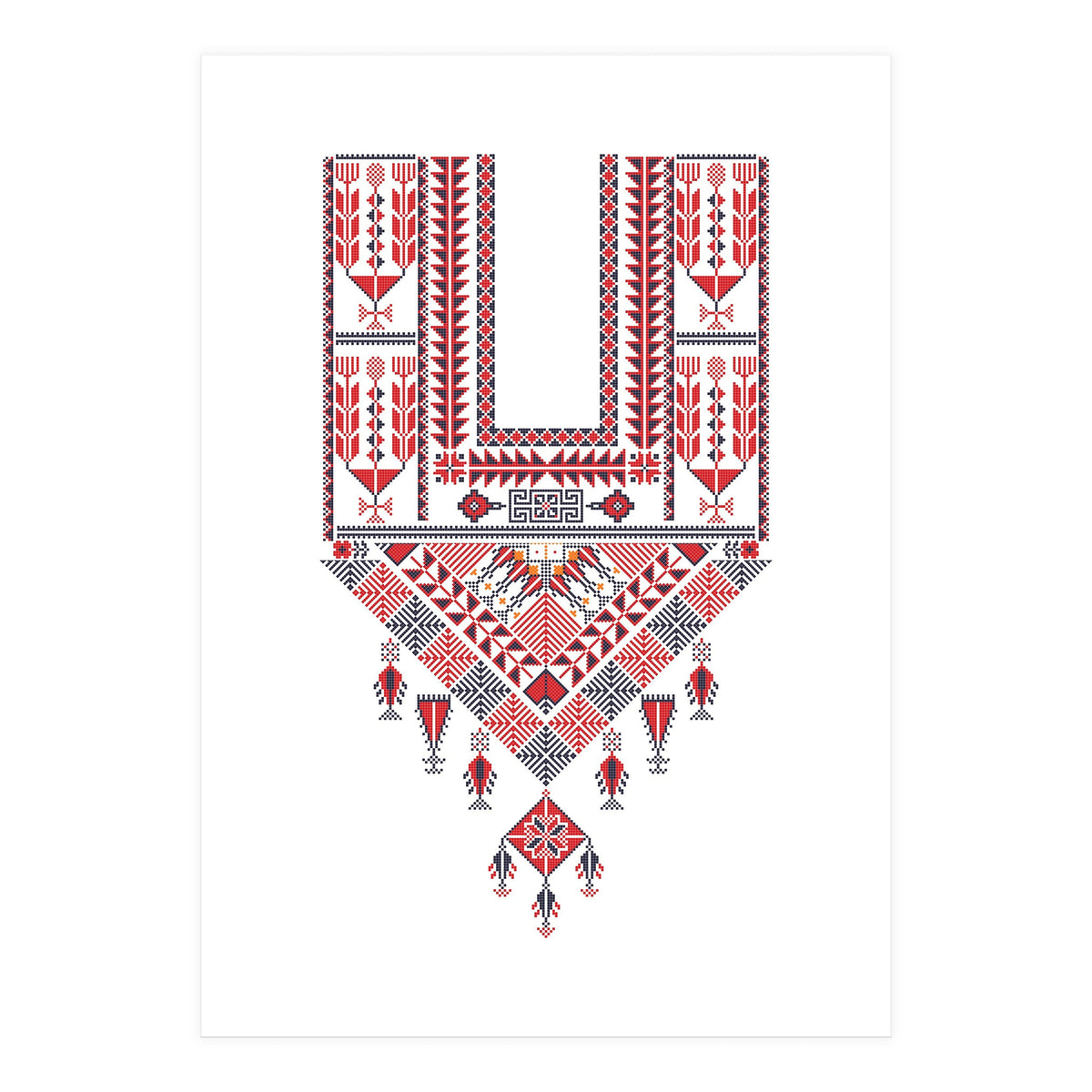 Tatreez Ornament 10 (Print Only)