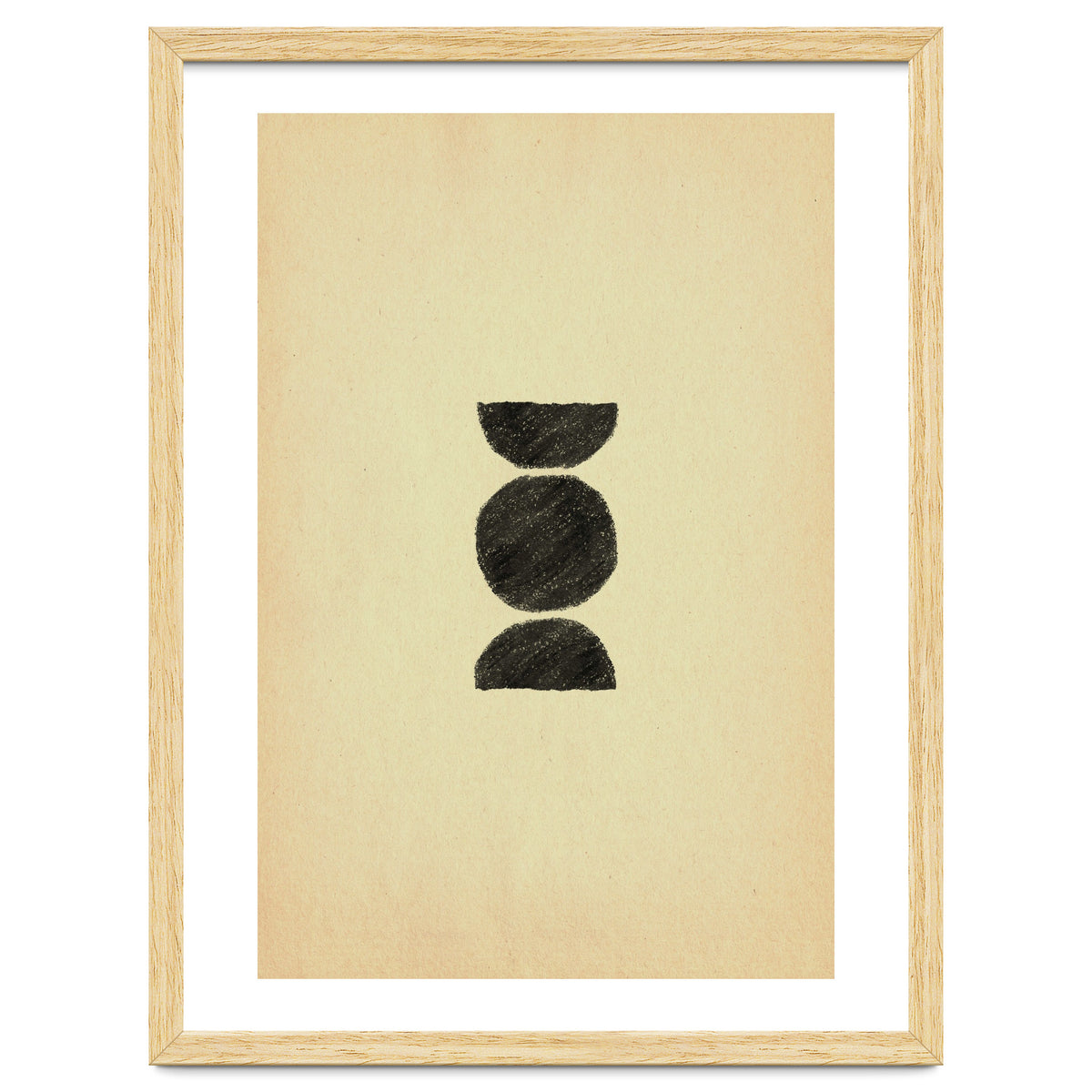 Abstract mid-century modern shapes