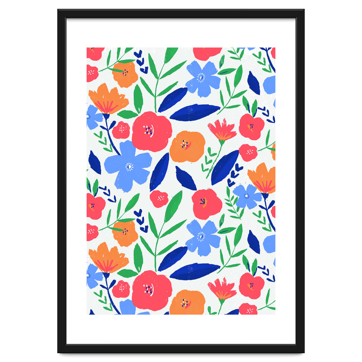 Bold Floral All Over Pattern