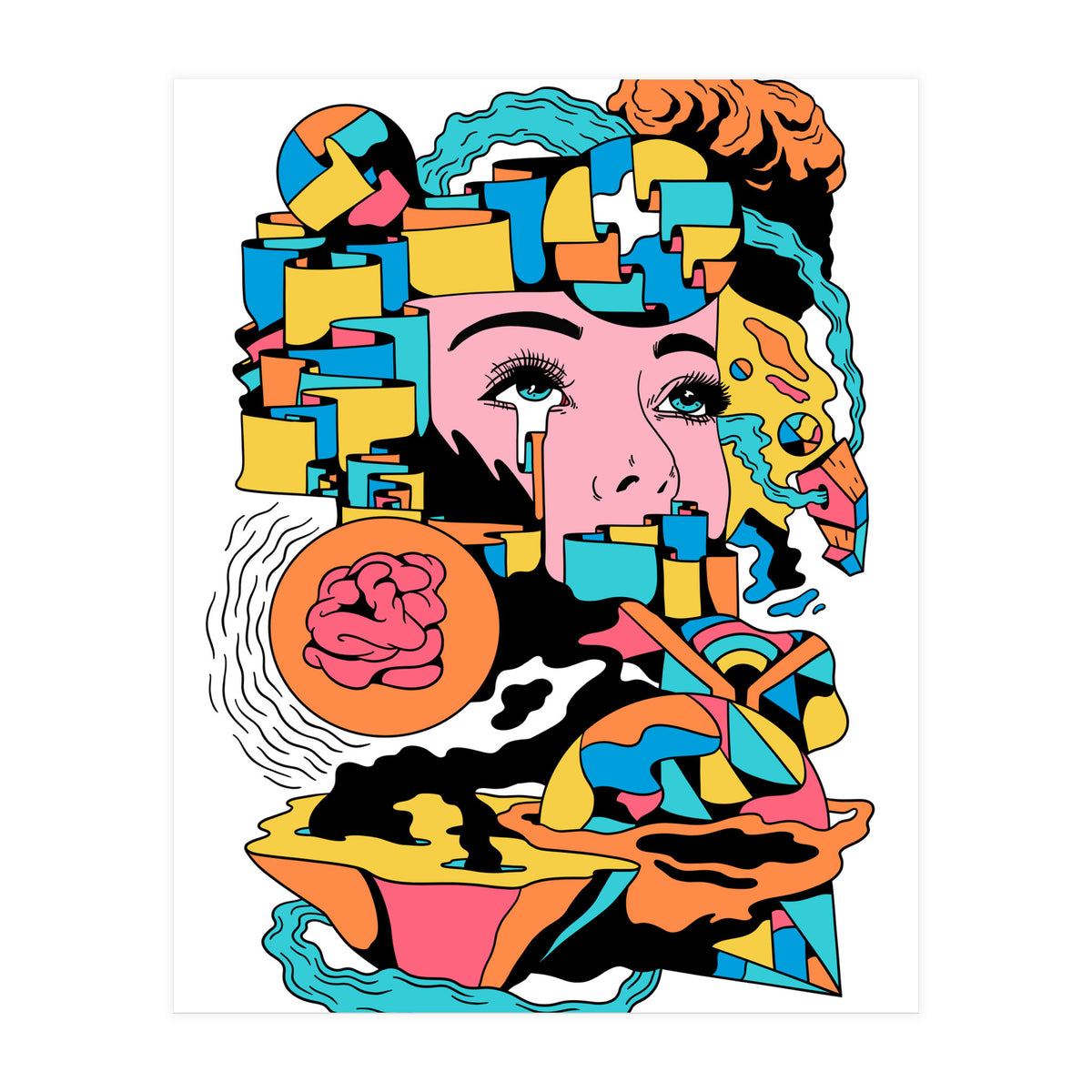 Sad Cliffs (Print Only)