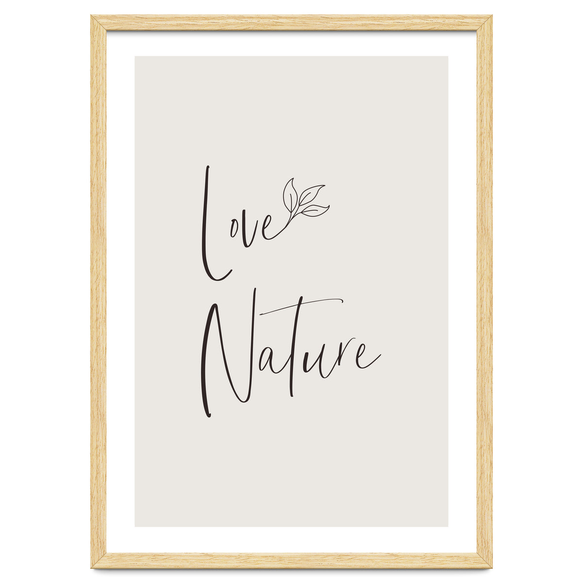 Love nature - minimalist