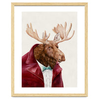 Moose In Maroon