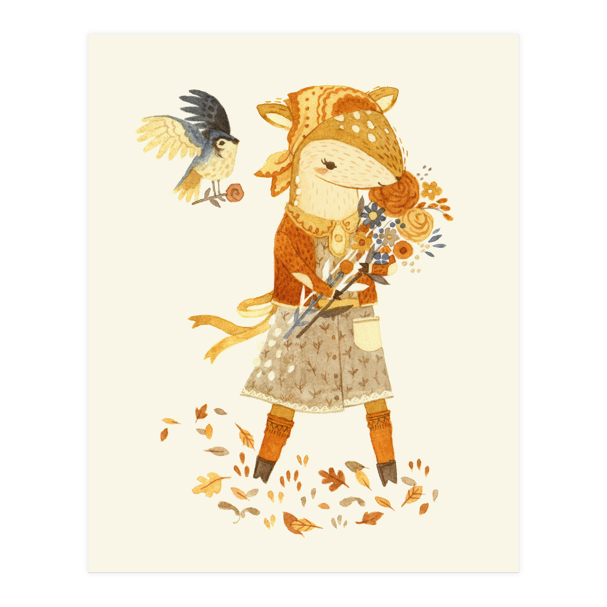 Dakota The Daisy Deer (Print Only)