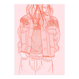 Pink Jeans Jacket  (Print Only) thumbnail