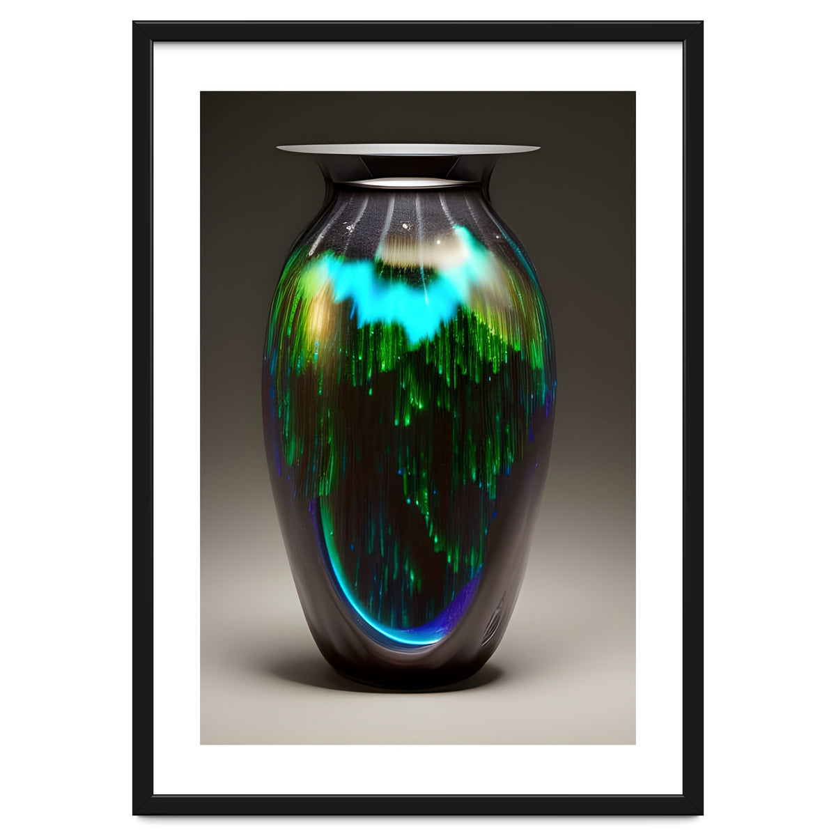 Antique Cosmic Vase Digital AI Art