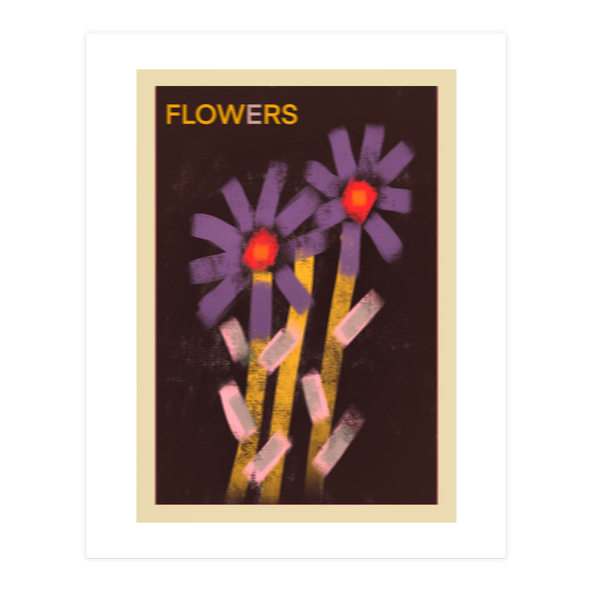 Blurry flowers  (Print Only)